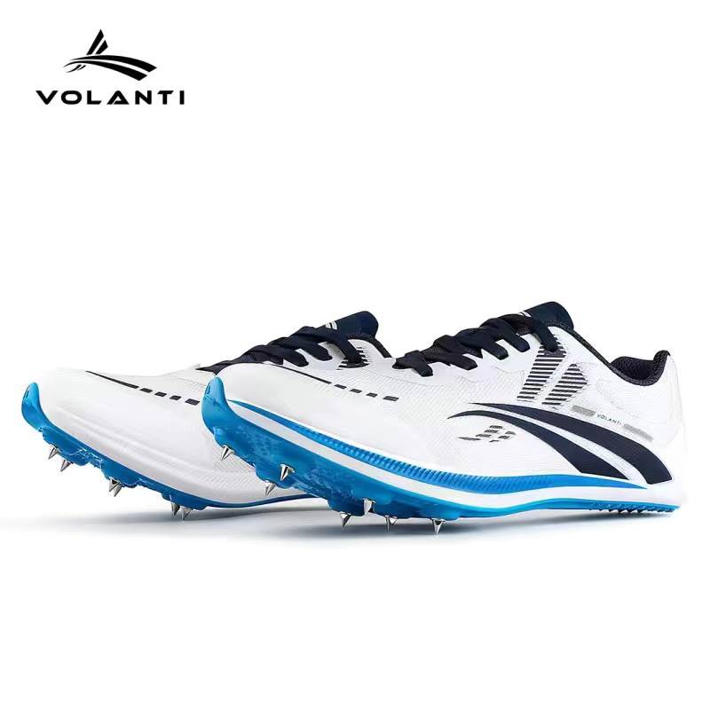 Volanti Volanti 911 black bottom lightning nail shoes thick sole sprint track and field nails body test remote competition
