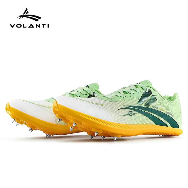 Volanti Volanti 911 black bottom lightning nail shoes thick sole sprint track and field nails body test remote competition