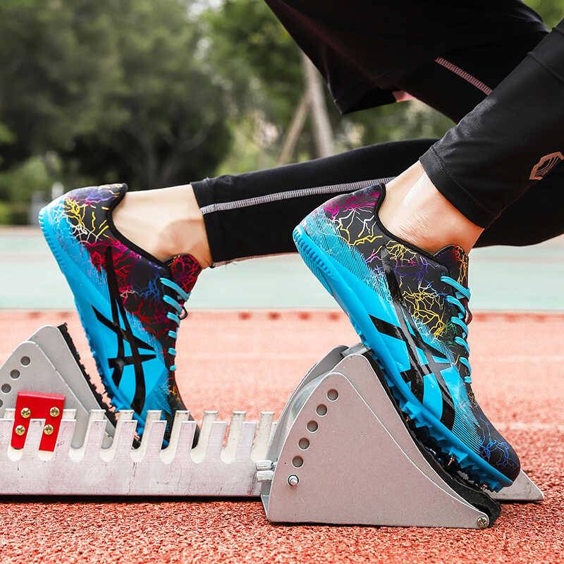 Track and field nail shoes men and women running training high school entrance examination college entrance examination sports middle school student exams special stand -up long jump running shoes