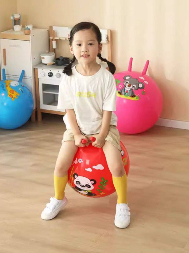 Horoko Sensory Training Sports Equipment Kindergarten Bouncing Yoga Jumping Ball Children's Elastic Toys Bouncing Ball