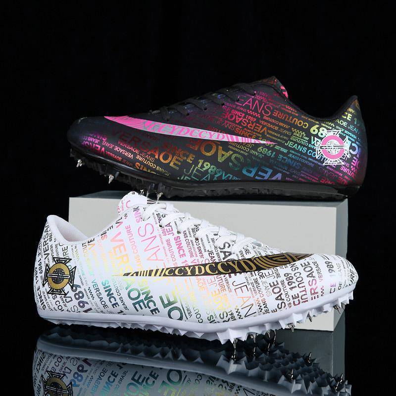 2021 New nail shoes A track and field sprint male student physical examination Babing sports training shoes long professional nail shoes female