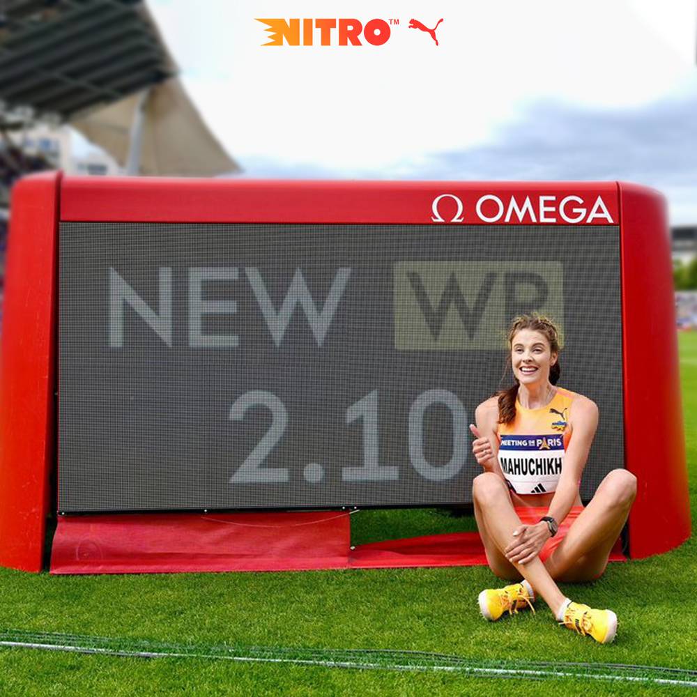 The same paragraph of the Malhuck World Records!Athletics elite PUMA HJ 10 Puma Men and Women Professional high jumping nail shoes