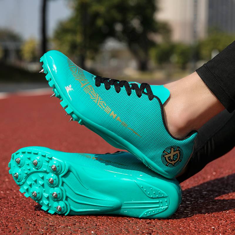 Nail-shoes, three-stage field sprinting, 800 metres in nails, four 200 meters in long-run sports
