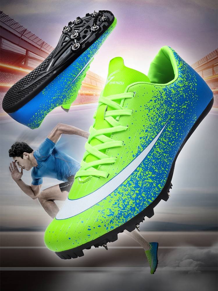Tracks and field shoes Men's training shoes mid -examination college entrance examination college entrance examination sports test special nail shoes children long running short running long jump shoes