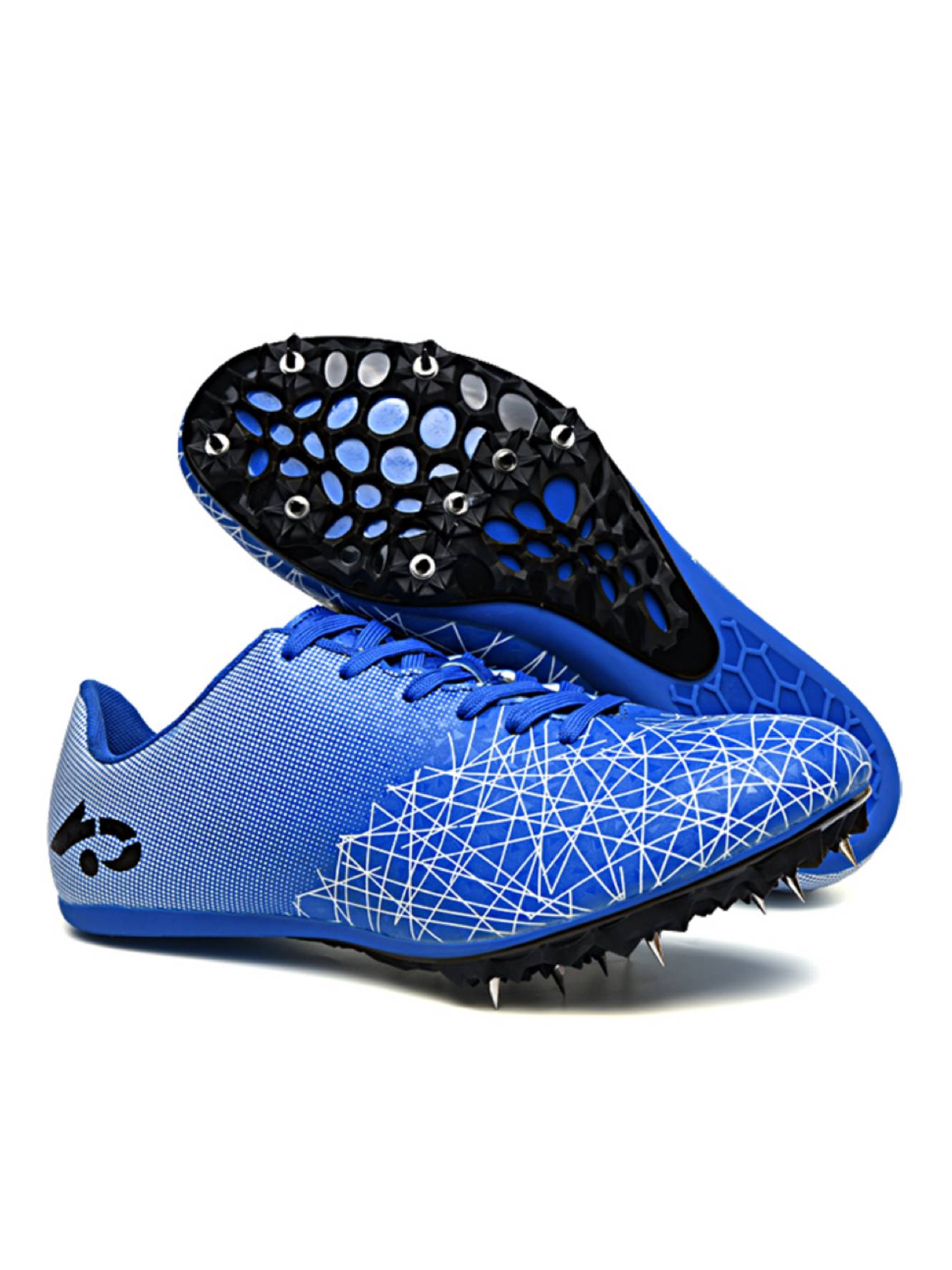 Children's track and field nail shoes mid -length running men's student test professional running long sports competition sprint sports