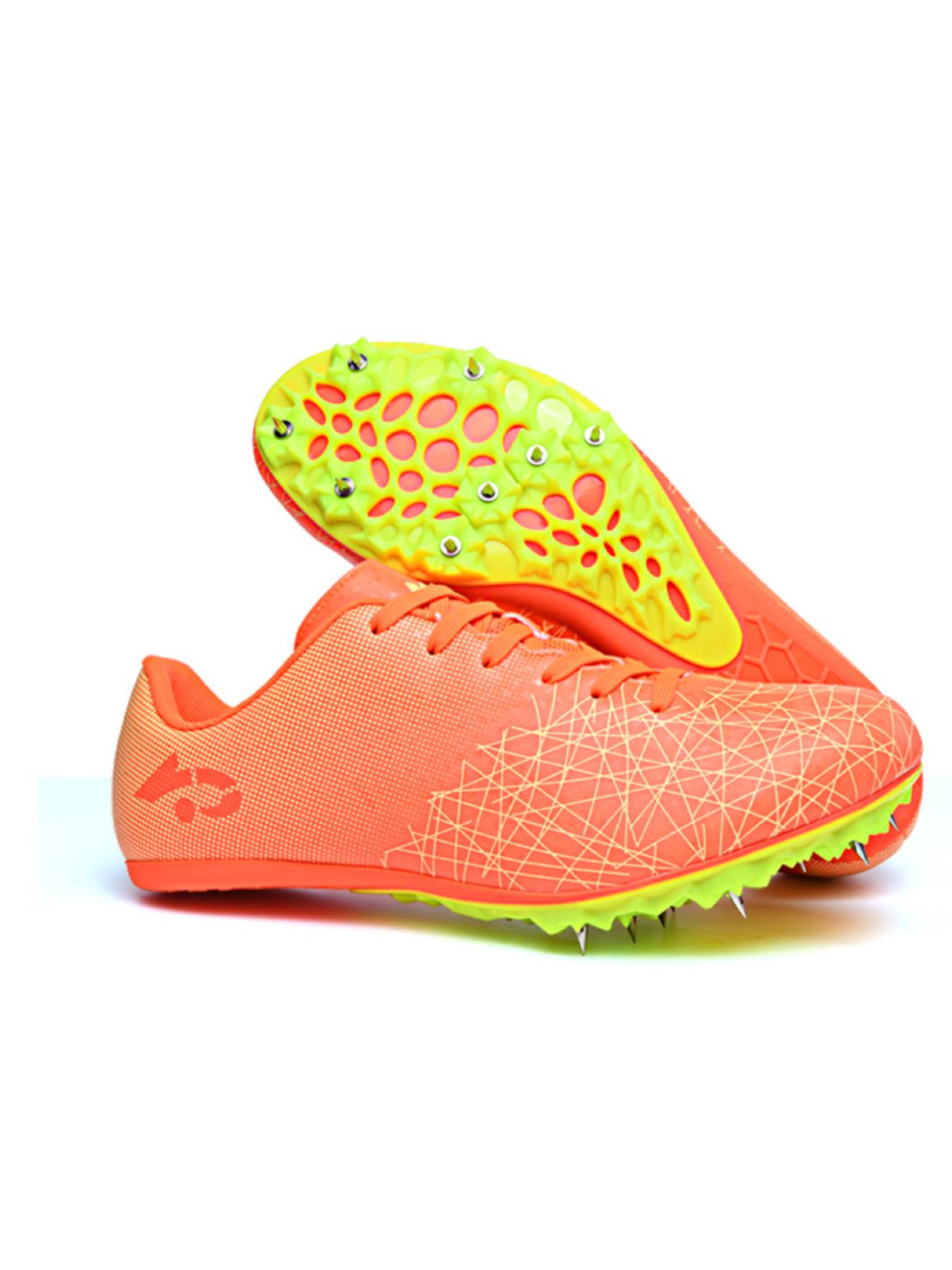 Children's track and field nail shoes mid -length running men's student test professional running long sports competition sprint sports