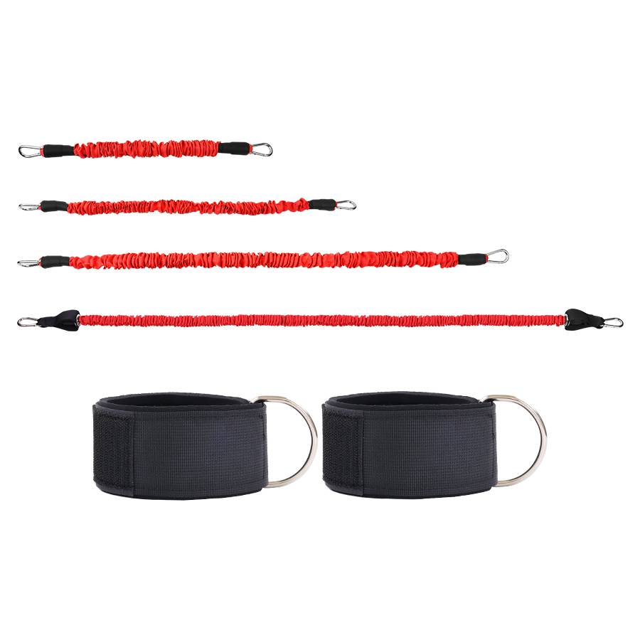 Taekwondo High School low-legged and lower-legged body-force training machine pulls out of the barbed wire