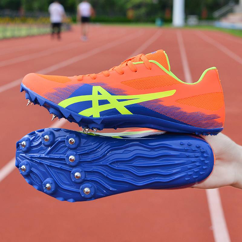 Track and field nail shoes men's middle school candidate running Su Bingtian nail shoes women's sports student test competition training shoes distance students