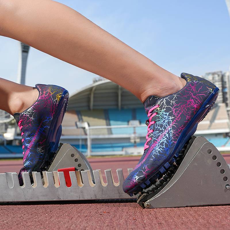 Track and field nail shoes female professional sprint student middle school entrance examination competition nail shoes girls jump remote sports candidate track and field running shoes