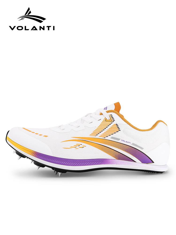 Volanti Volanti 911 black bottom lightning nail shoes thick sole sprint track and field nails body test remote competition