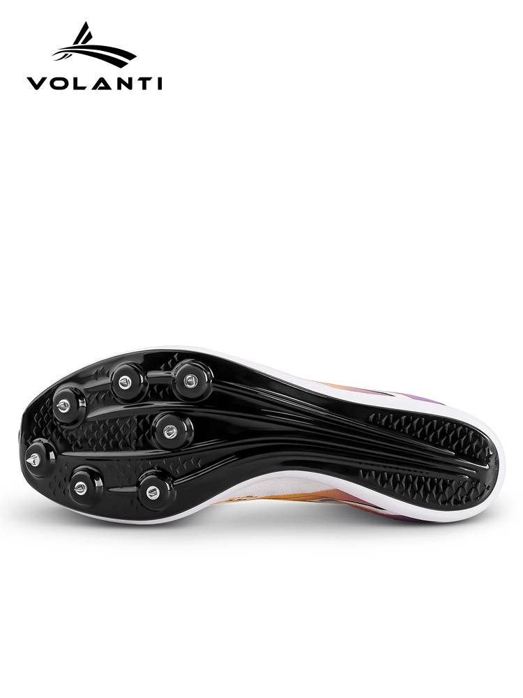 Volanti Volanti 911 black bottom lightning nail shoes thick sole sprint track and field nails body test remote competition