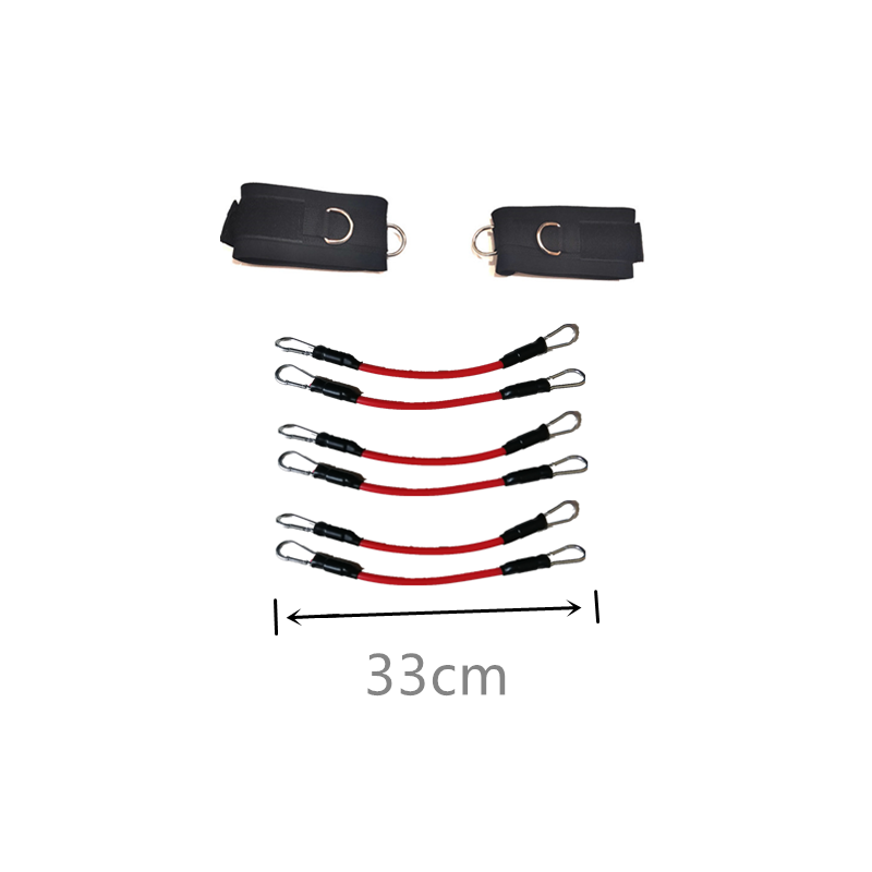 Two straps+6 resistance bands