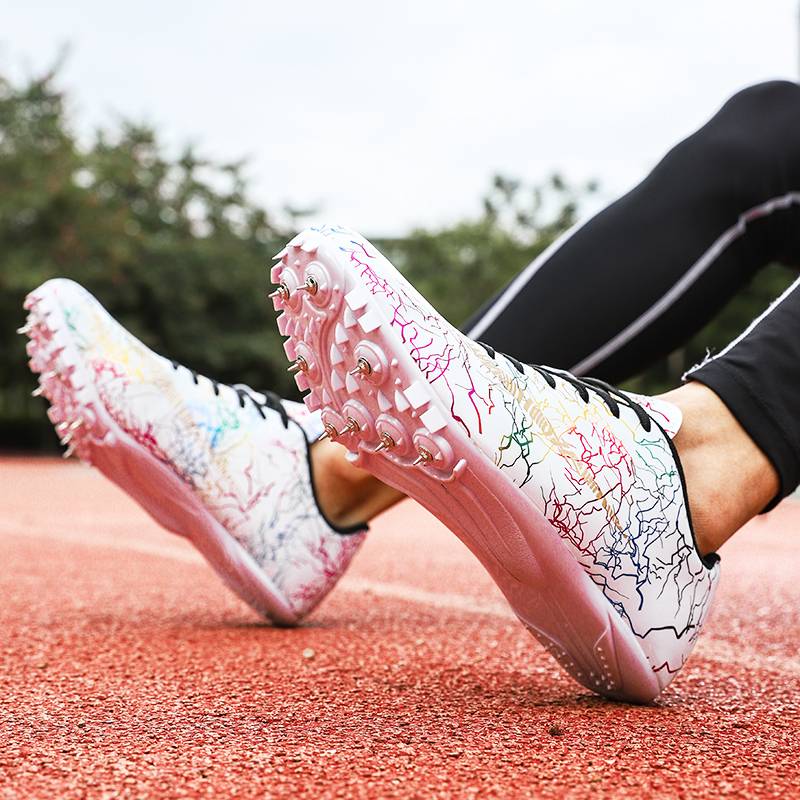 Brand nail shoes track and field sprint male nail shoes female running long student middle school entrance examination sports competition training running shoes