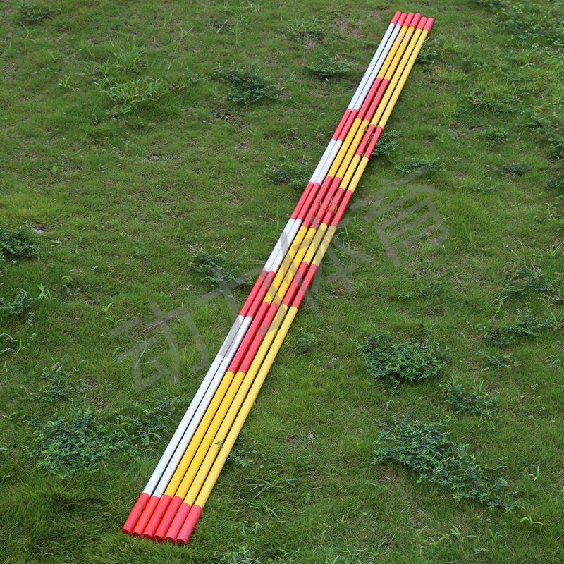 Athletics and field competition high jump jumping horizontal rods jump high horizontal pole glass reinforced reinforcement bouquets high horizontal pole aluminum alloy