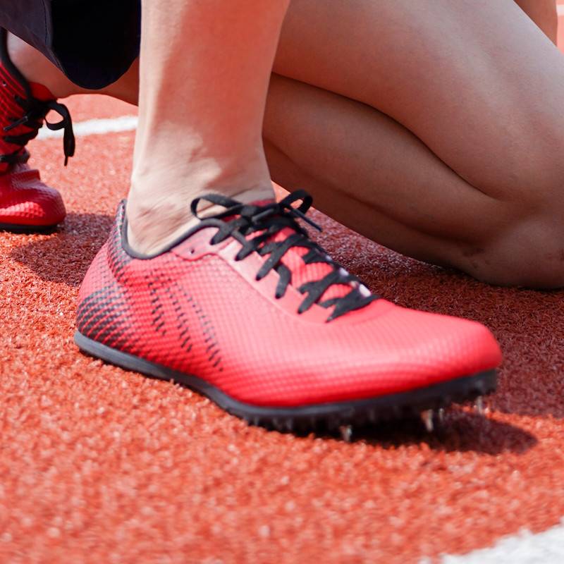 Duwei's nail shoes track and field sprint men's jump high shoe genuine nail shoes third -level long -distance professional training shoes PD5103