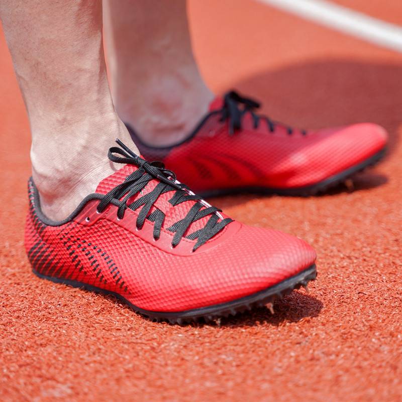 Duwei's nail shoes track and field sprint men's jump high shoe genuine nail shoes third -level long -distance professional training shoes PD5103