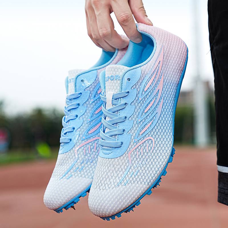 Medical test special nail shoes men's track and field test long jump jump professional competition training shoes racing nail shoes