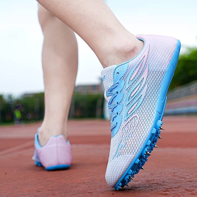 Medical test special nail shoes men's track and field test long jump jump professional competition training shoes racing nail shoes