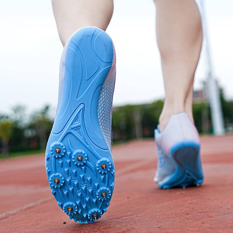 Medical test special nail shoes men's track and field test long jump jump professional competition training shoes racing nail shoes