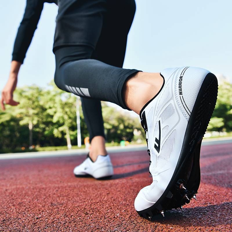 Hui force track and field nail shoes thick sole short running long distance running shoes track and field nail shoes