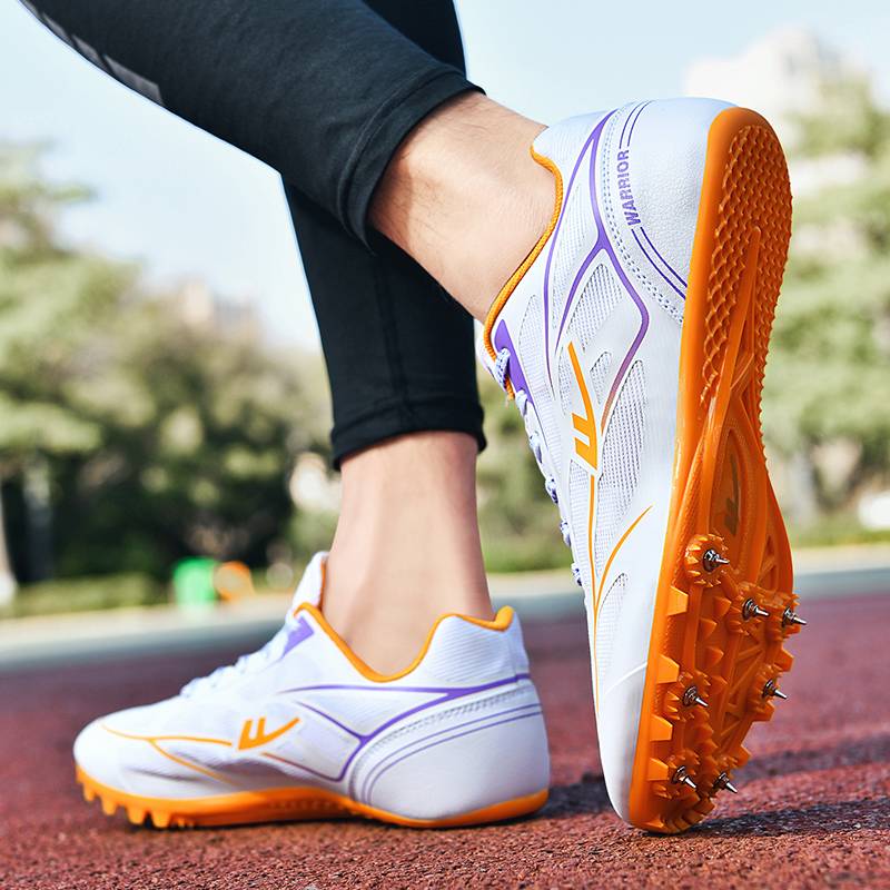 Hui force track and field nail shoes thick sole short running long distance running shoes track and field nail shoes
