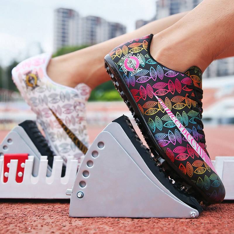 Spot .2021 new nail shoes track and field sprint z Male student physical examination Ba Nailing sports training shoes long professional nails