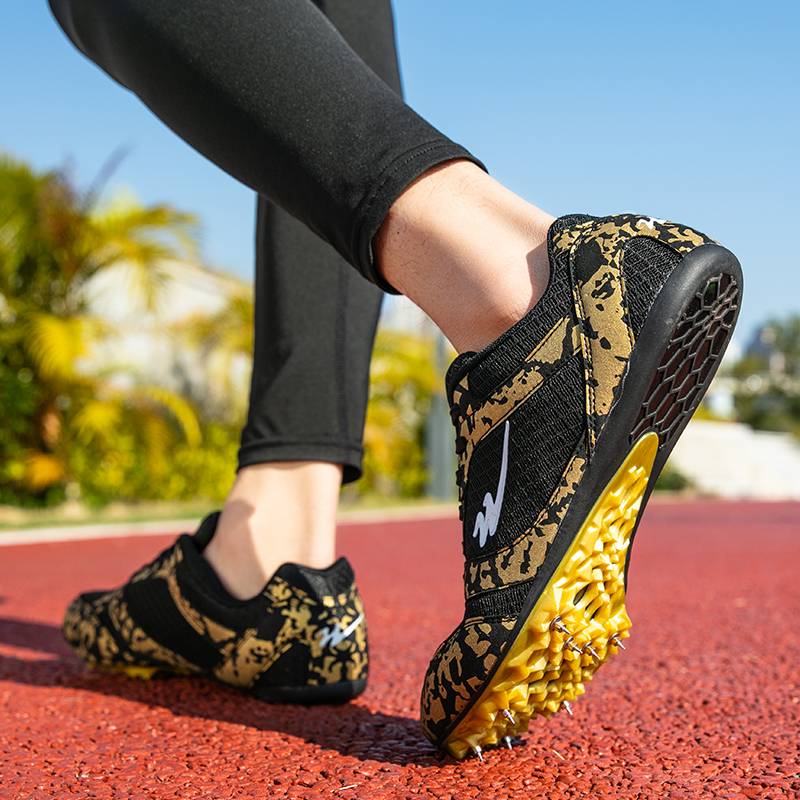 Two -star track and field shoe shoes men's and women's medium sprint training shoes Student test special running shoes