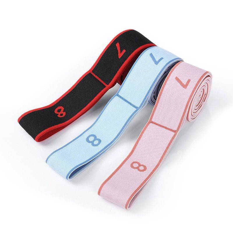 Dance elastic band number section 10 grid 12 grid yoga resistance band children's stretching exercise tape tape tape assist
