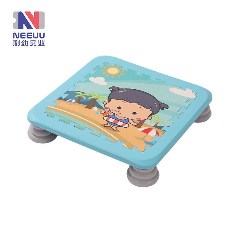 Children's sense training toy trampoline Household indoor babies bounce high plastic children jumping physical training