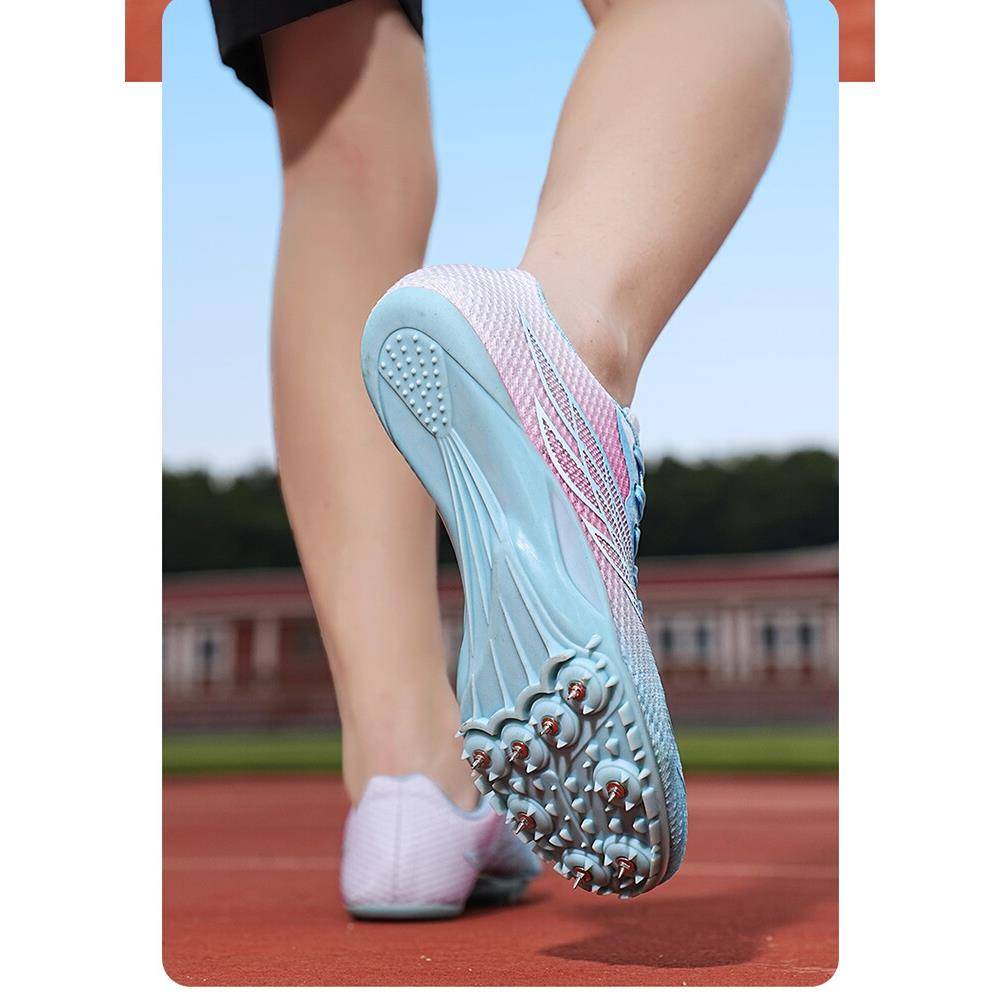 2024 new shoe track and field specialty running men's middle school entrance examination student nail shoes, female third -level remote nails, racing