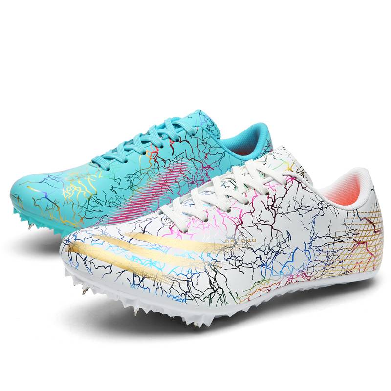 Spot venom, track and field sports short running men's professional nail shoes female running remote P training shoes middle school entrance examination