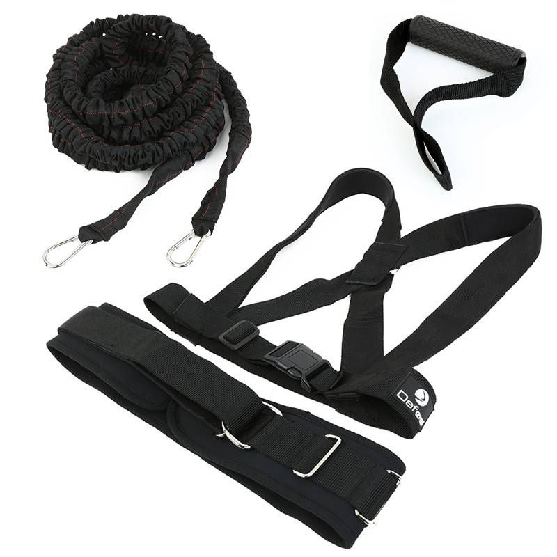 Plastic rope explosive training rope track and field double run resistance rope bomb jumping pull rope body training resistance resistance
