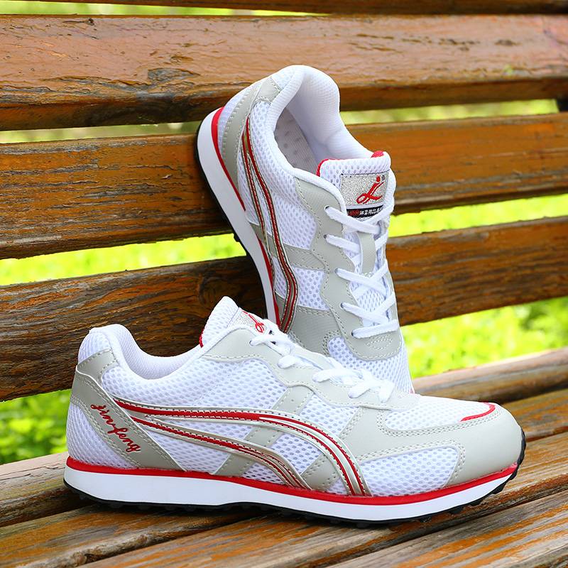 Jinfeng Running Shoes Mid -College Entrance Examination Sports Shoes Male Students Breathe Trail Training Shoes Sports Shoes Jump Shoes