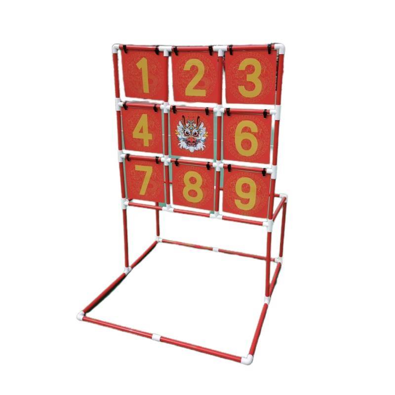 One set of Jiugong grid brackets in the year of the dragon year to send a storage bag