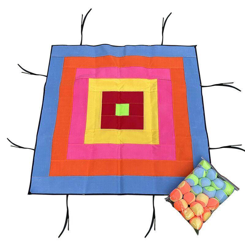One meter square of adhesive target+20 balls (random color)