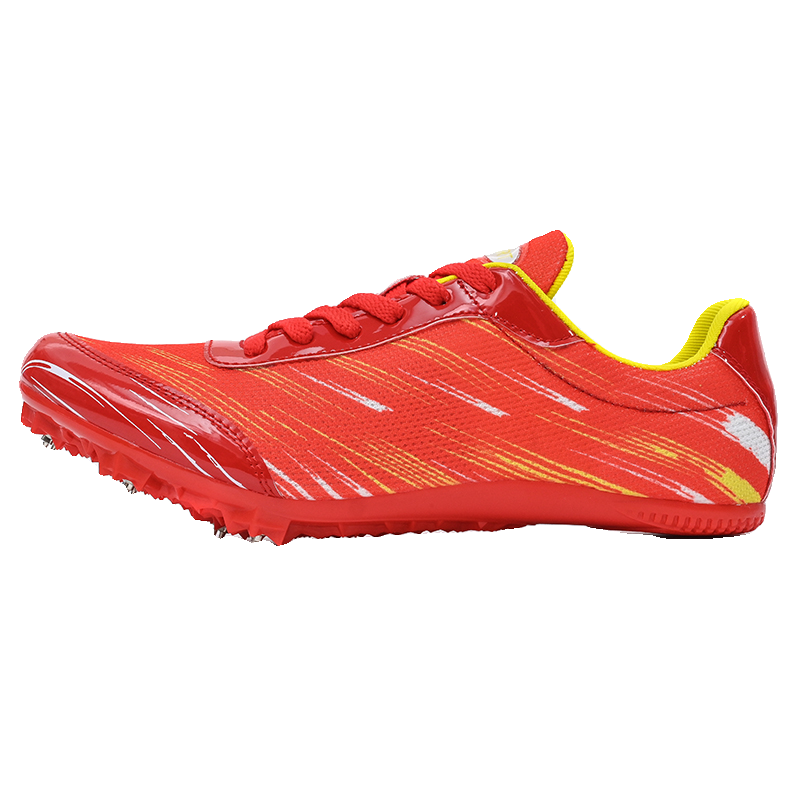 Nailed-shoe sprinting, male and female