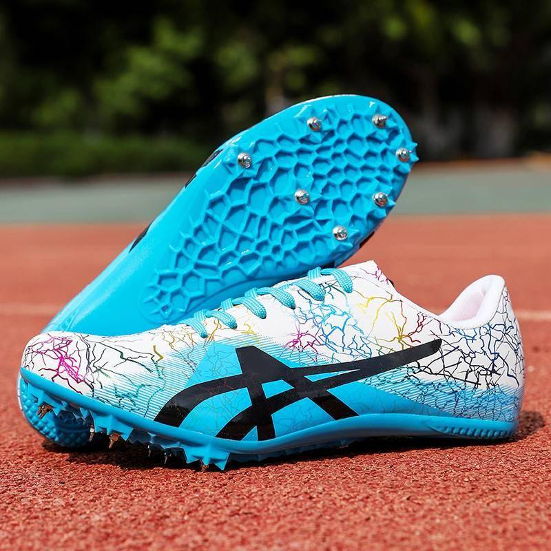 Genuine professional track and field nail shoes medium sprint men and women student test competition elite three -level long jump training nail shoes