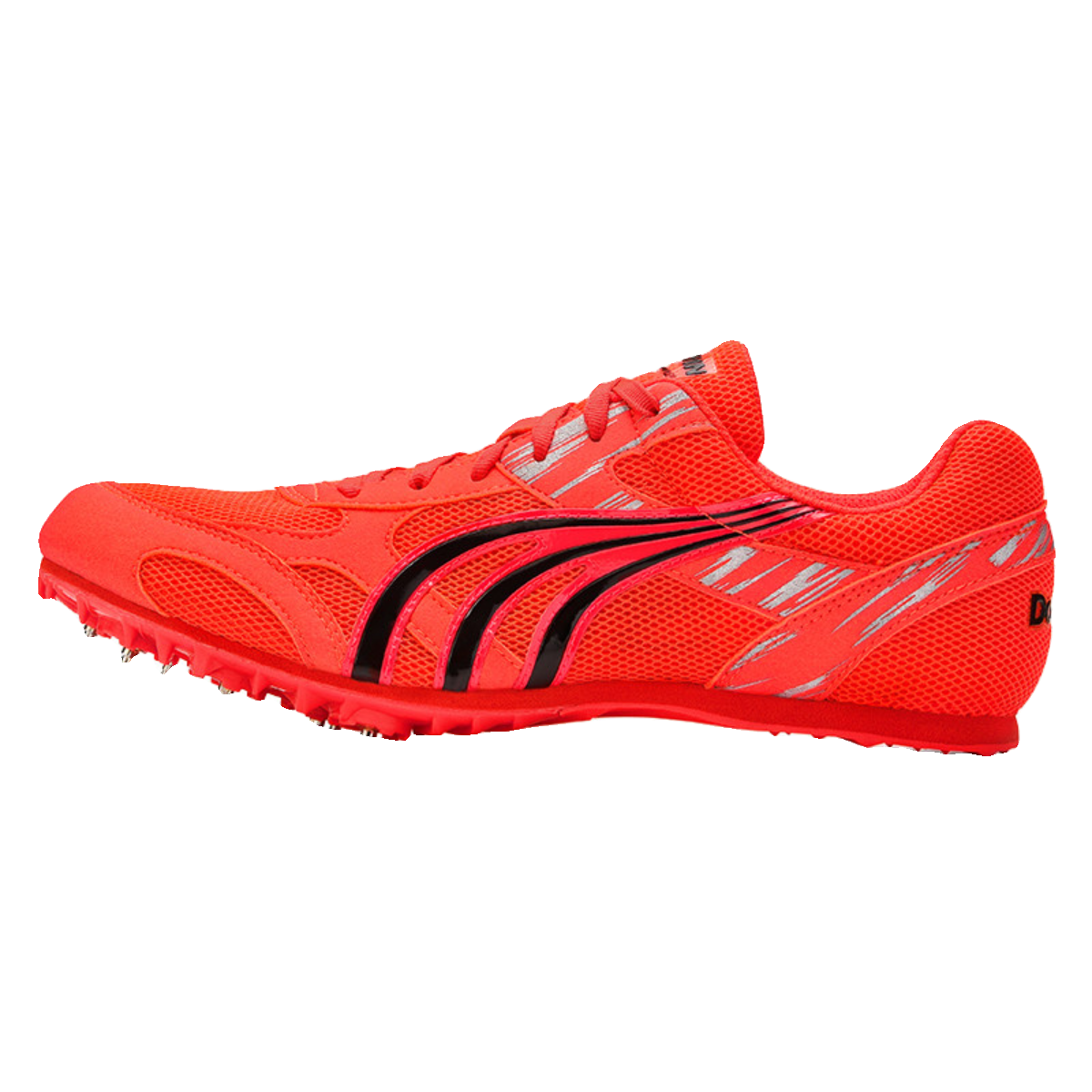 Duwei's nail shoes track and field sprint mid -long running men and women's sports track and field training running remote nail shoe body test