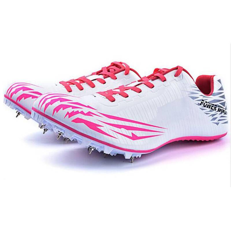 New style bee bottom eight nails, nail shoes, track and field sprint men's competition students jump long jump professional nail shoes