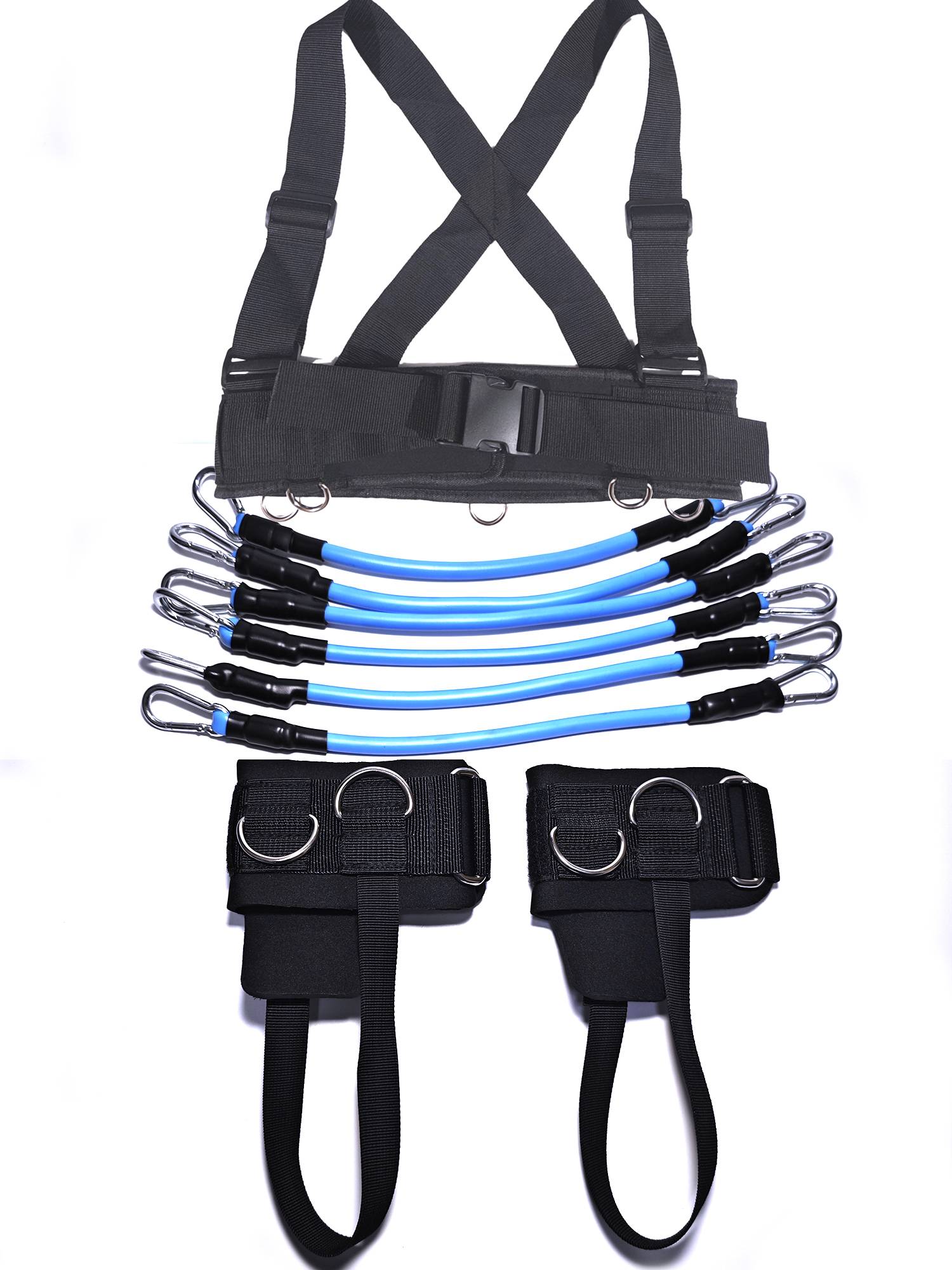 Track and field bouncing trainer Back strap auxiliary running resistance rope plucking basketball lower limb legs pulling force rope explosive power