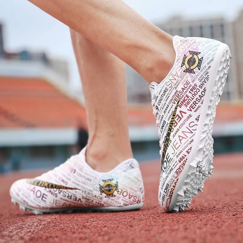 Su Bingtian professional sprint racing shoes men and women's track and field sports mid -length running physical examination long -term competition nail shoes