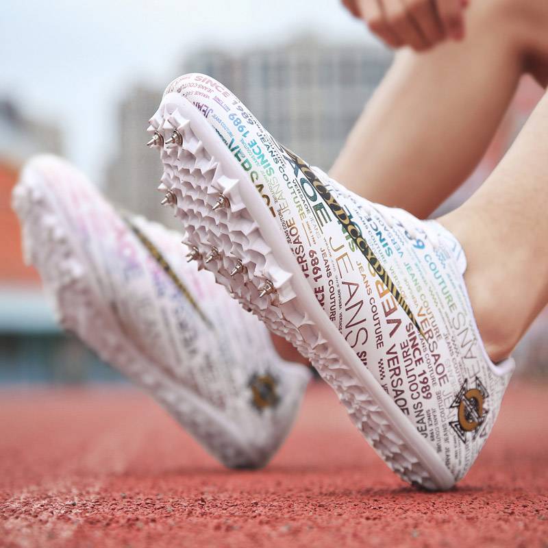 Su Bingtian professional sprint racing shoes men and women's track and field sports mid -length running physical examination long -term competition nail shoes