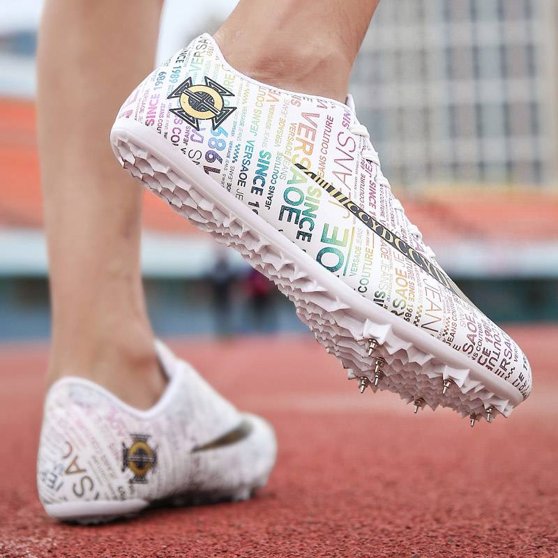 Su Bingtian professional sprint racing shoes men and women's track and field sports mid -length running physical examination long -term competition nail shoes