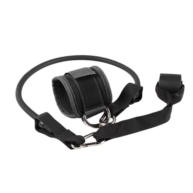 [1040#Combination set] Black (ankle buckle+latex rope+door buckle)