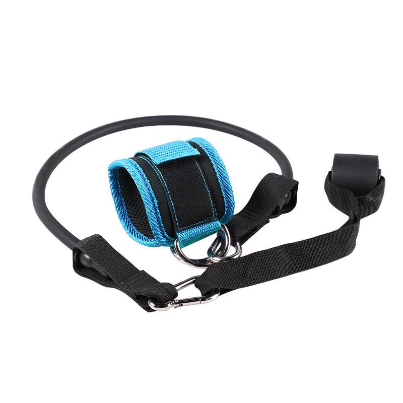 [1040#Combination set] Blue (ankle buckle+latex rope+door buckle)