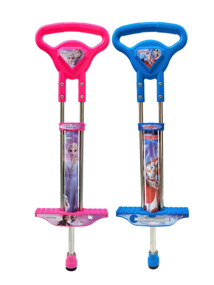 Electric sound Aisha bomb rod toy bouncing training music reports the flashing shots of children's dolls to promote high