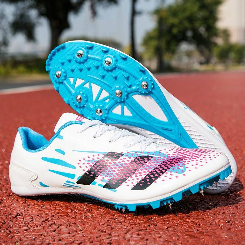 Huaqiang back force track and field nail shoes body test short nail race men's third -level long -level long jump test mid -test nail shoes