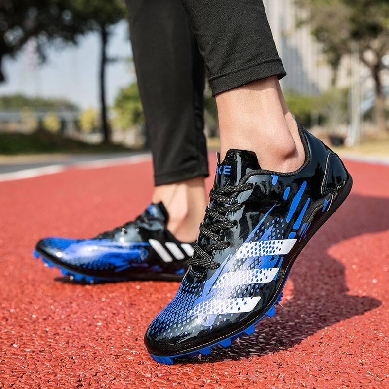 Huaqiang back force track and field nail shoes body test short nail race men's third -level long -level long jump test mid -test nail shoes