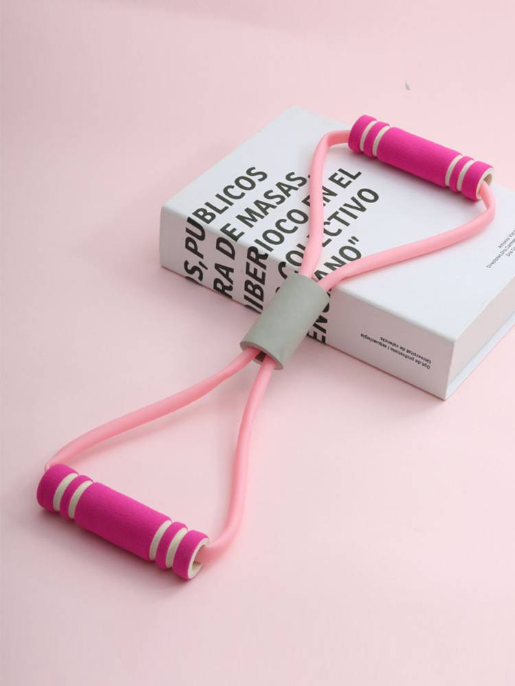 8 -character tensor female home fitness elastic band yoga equipment eight -character rope open shoulder beauty back -shaped body weight loss exercise