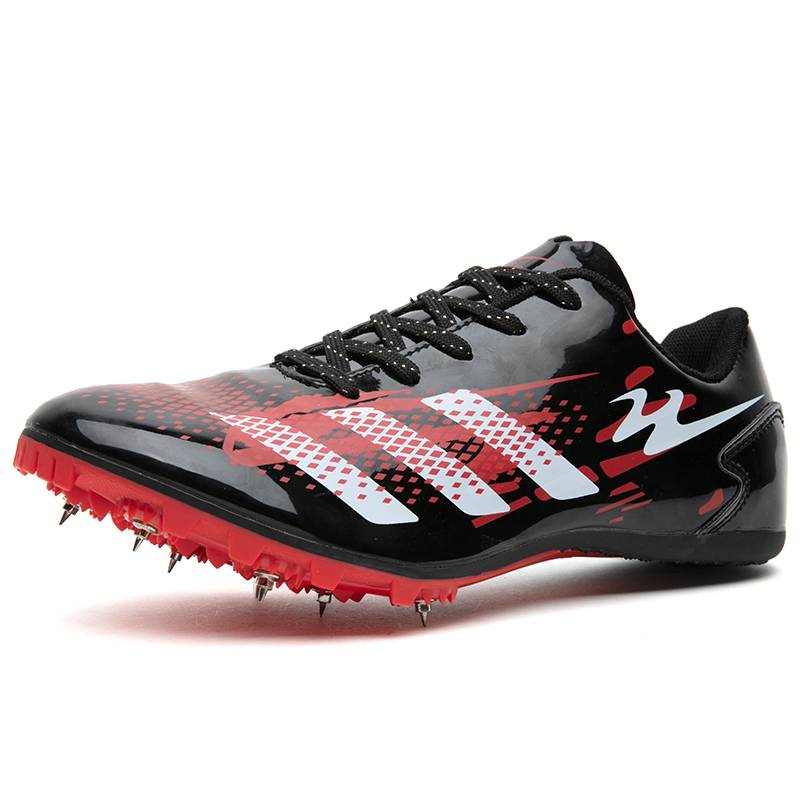 Double -star track and field shoes men's training shoes mid -examination college entrance examination sports test special nail shoes long running short running long jump shoes